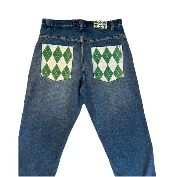 Evolution In Design 38x32 Green Embroidery Pockets Y2K Max Aura - Picture 5 of 8